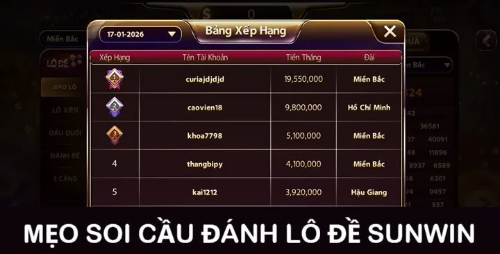 Mẹo soi cầu chốt số lô đề Sunwin cực chuẩn từ cao thủ