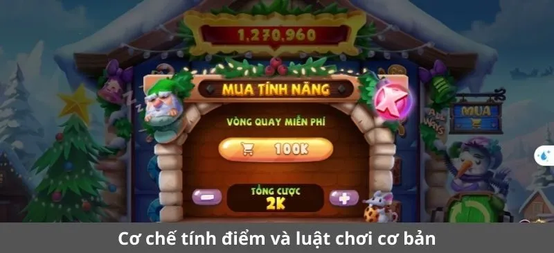 Cơ chế tính điểm và luật chơi Santa hậu đậu Sunwin