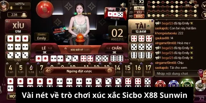 Sicbo X88 Sunwin là sản phẩm giải trí đặc sắc 